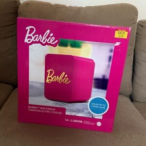 Barbie Pink Mini Fridge NEW